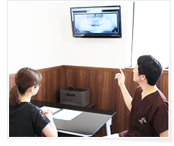 わかりやすい説明と、明確な治療方針